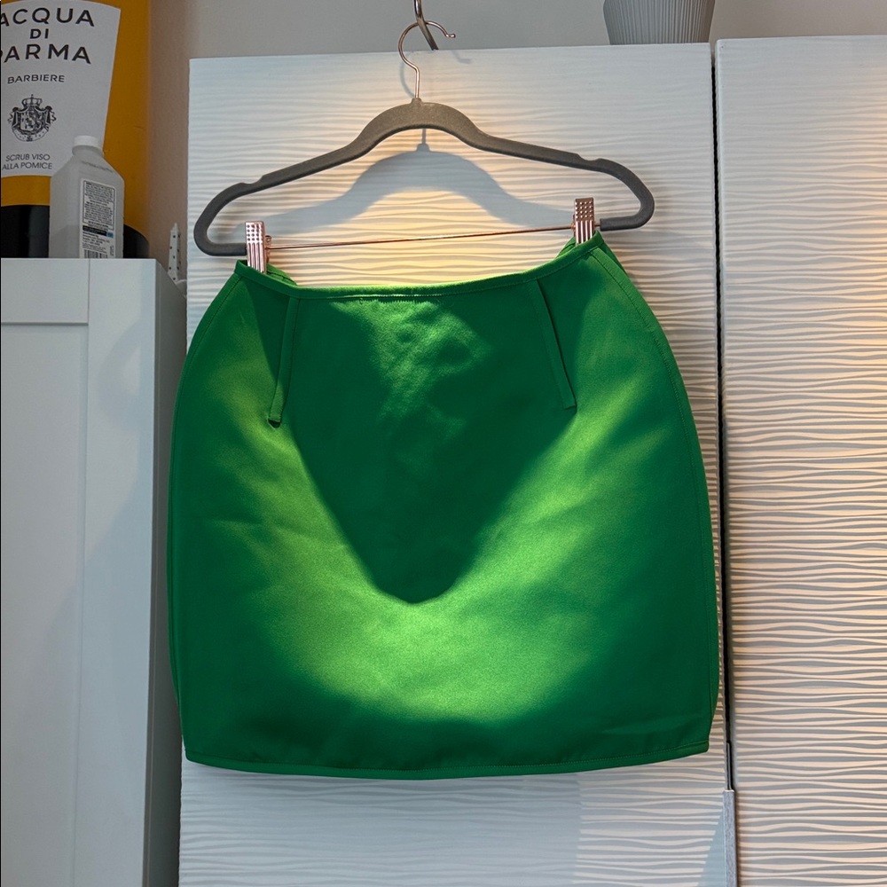 AZ Factory Vibrant Green Mini Skirt